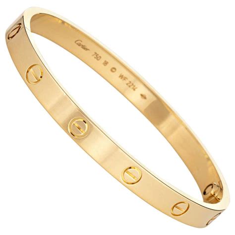 love bracelet cartier second hand|pre owned cartier bracelets.